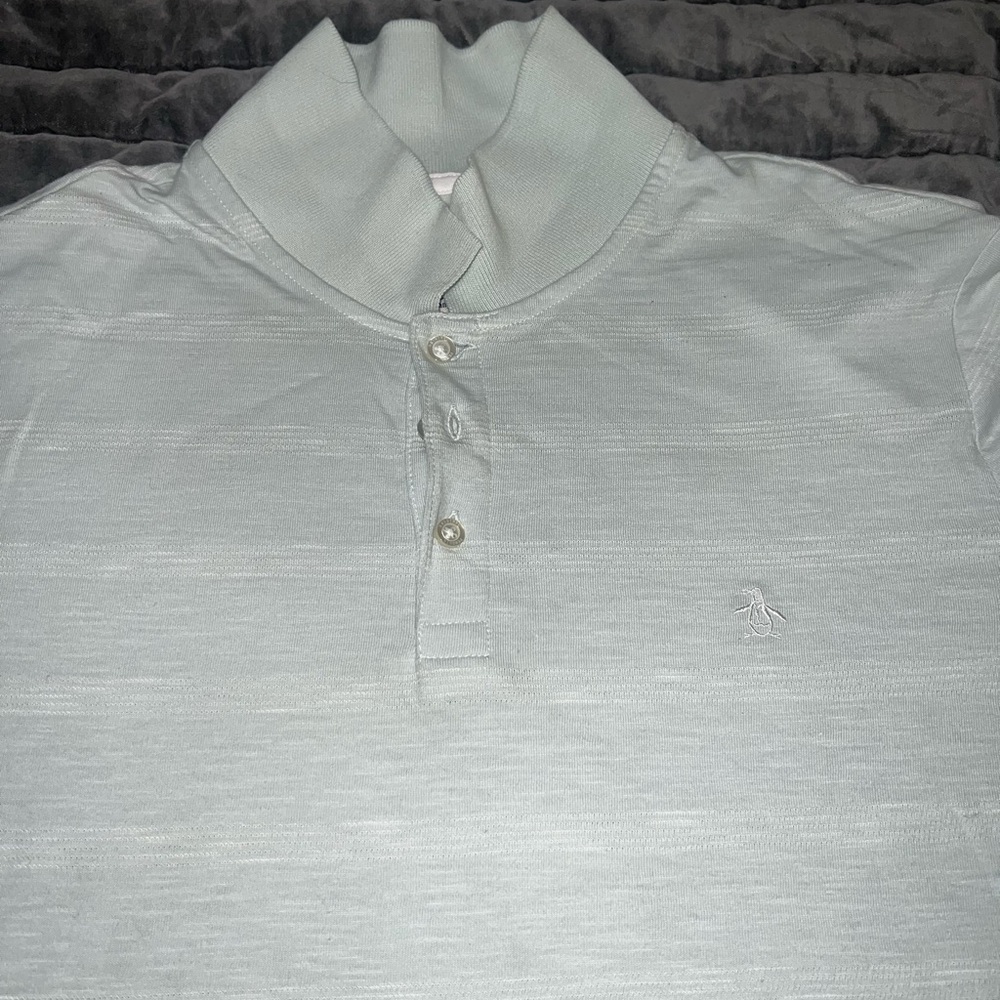 Original Penguin Light Gray Polo Shirt - Picture 2 of 4